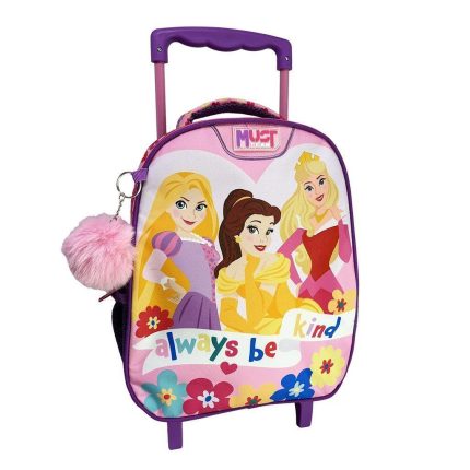 Σχολική Τσάντα Τρόλεϊ Νηπίου Disney Princess Always Be Kind Must Team 2 Θήκες 8L (27x10x31εκ) | 000565041 Diakakis