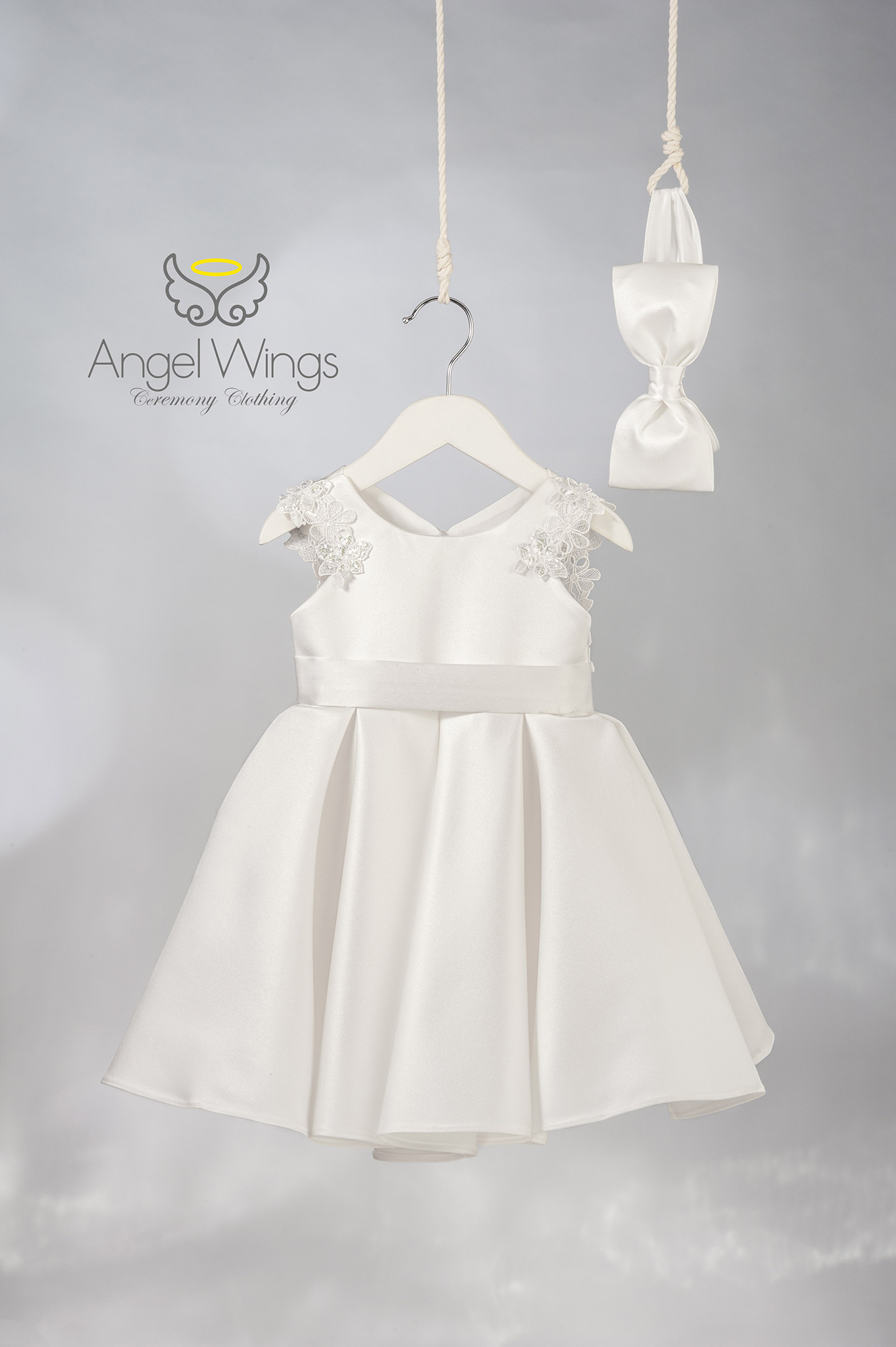 Βαπτιστικό Φόρεμα Loucia AWG307 Off-White | Angel Wings Βαπτιστικό Φόρεμα Loucia AWG307 Off-White | Angel Wings