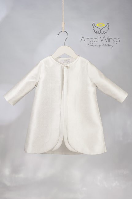 Βαπτιστικό Παλτό Roberta Rasmir Lurex AWG311 | Angel Wings