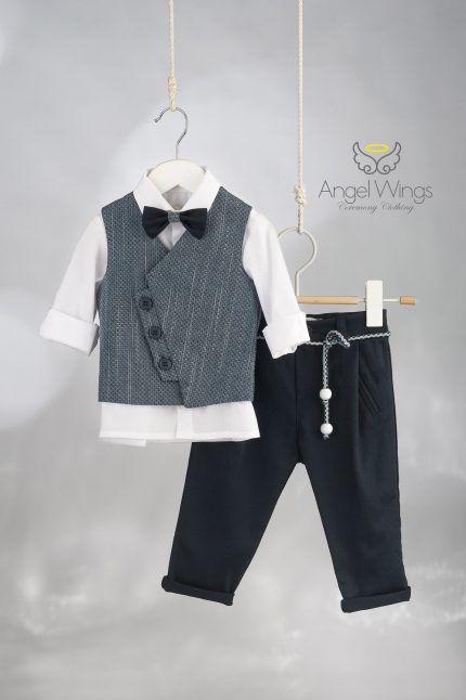 Βαπτιστικό Κοστούμι για Αγόρι Christian Awb324 | Angel Wings