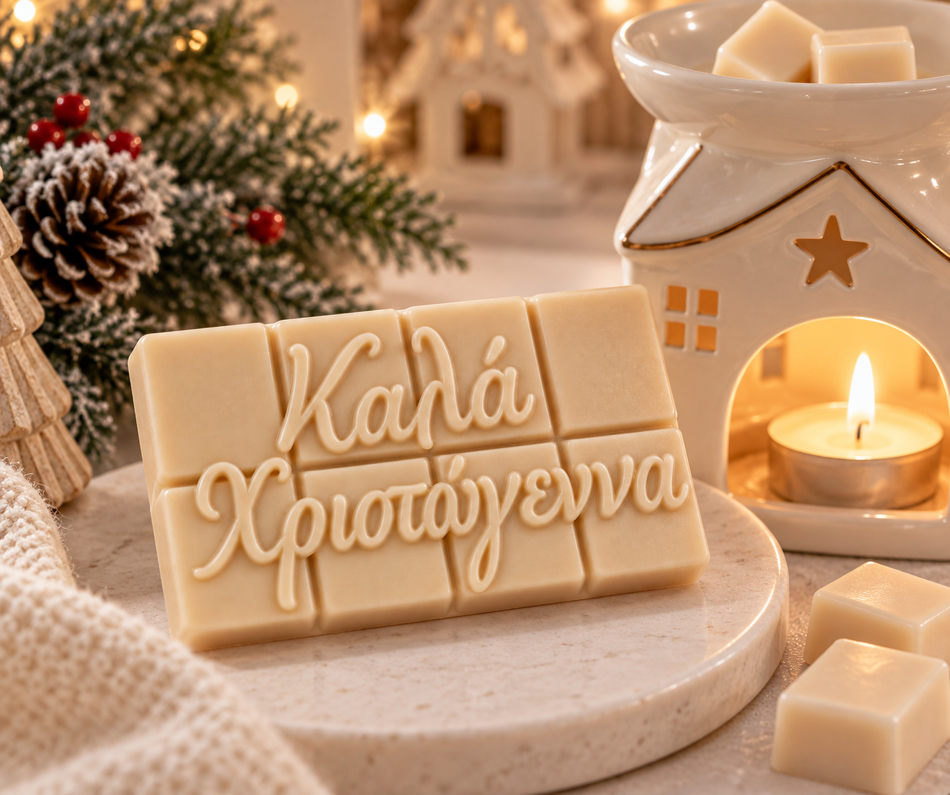 Χριστουγεννιάτικο Wax Bar–Αρωματικό Wax Melt 100% Φυτικό «Καλά Χριστούγεννα» | XM-019 Amour et fou Χριστουγεννιάτικο Wax Bar–Αρωματικό Wax Melt 100% Φυτικό «Καλά Χριστούγεννα» | XM-019 Amour et fou