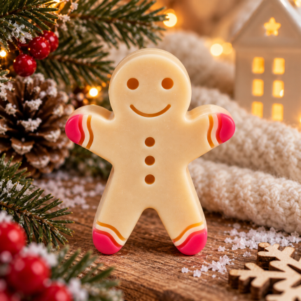 Αρωματικό Κερί Gingerbread Man Χριστουγεννιάτικο από Φυτικό Κερί Rapeseed | XM-005 Amour et fou