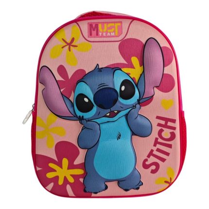Σχολική Τσάντα Πλάτης Νηπίου Must Team Disney Stitch 3D EVA με 1 Θήκη 8L (26x10x32εκ) | 000565945 Diakakis