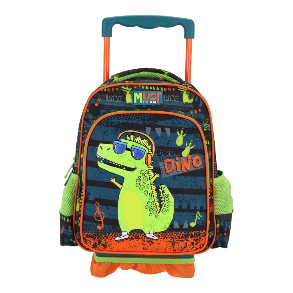 Σχολική Τσάντα Τρόλεϊ Νηπίου Must Team Music Dino με 2 Θήκες 8L (27x10x31εκ) | 000587665 Diakakis Σχολική Τσάντα Τρόλεϊ Νηπίου Must Team Music Dino με 2 Θήκες 8L (27x10x31εκ) | 000587665 Diakakis