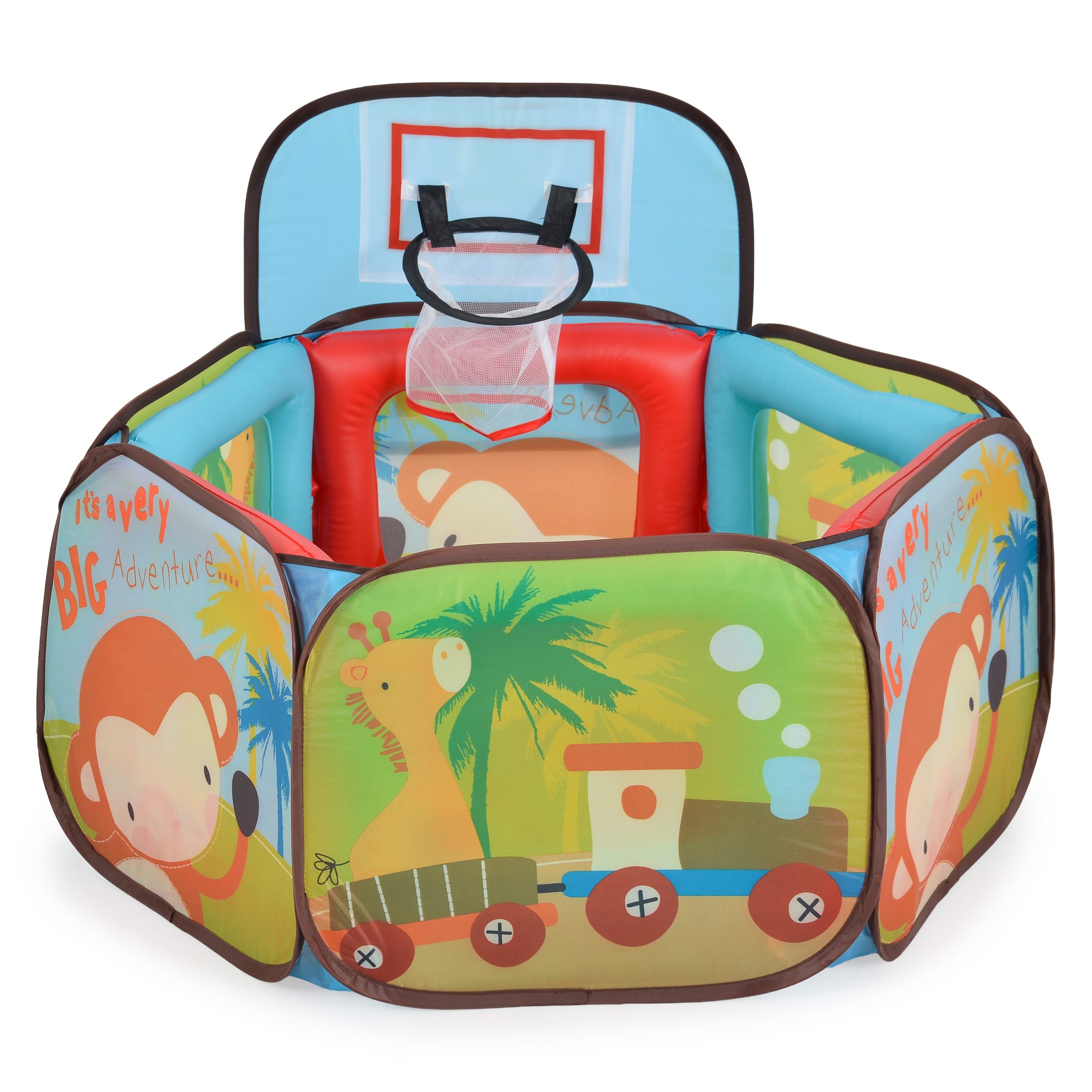 Moni Toys Φουσκωτή Πισίνα με 100 Μπαλάκια Joyfull 3801005603060 24m+ Moni Toys Φουσκωτή Πισίνα με 100 Μπαλάκια Joyfull 3801005603060 24m+