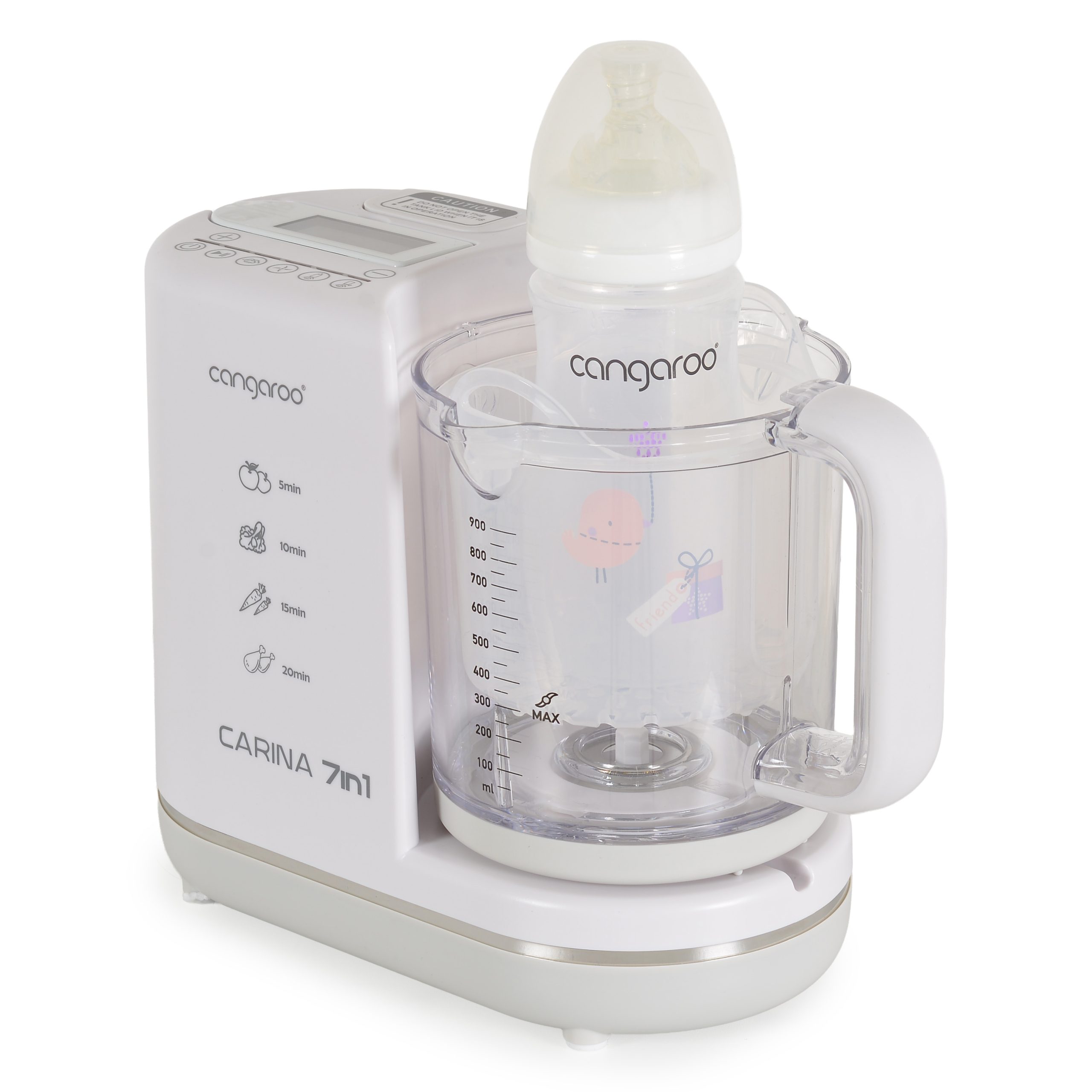 Cangaroo Ατμομάγειρας - Μπλέντερ 7 Σε 1 Carina 3800146273743 Cangaroo Ατμομάγειρας - Μπλέντερ 7 Σε 1 Carina 3800146273743