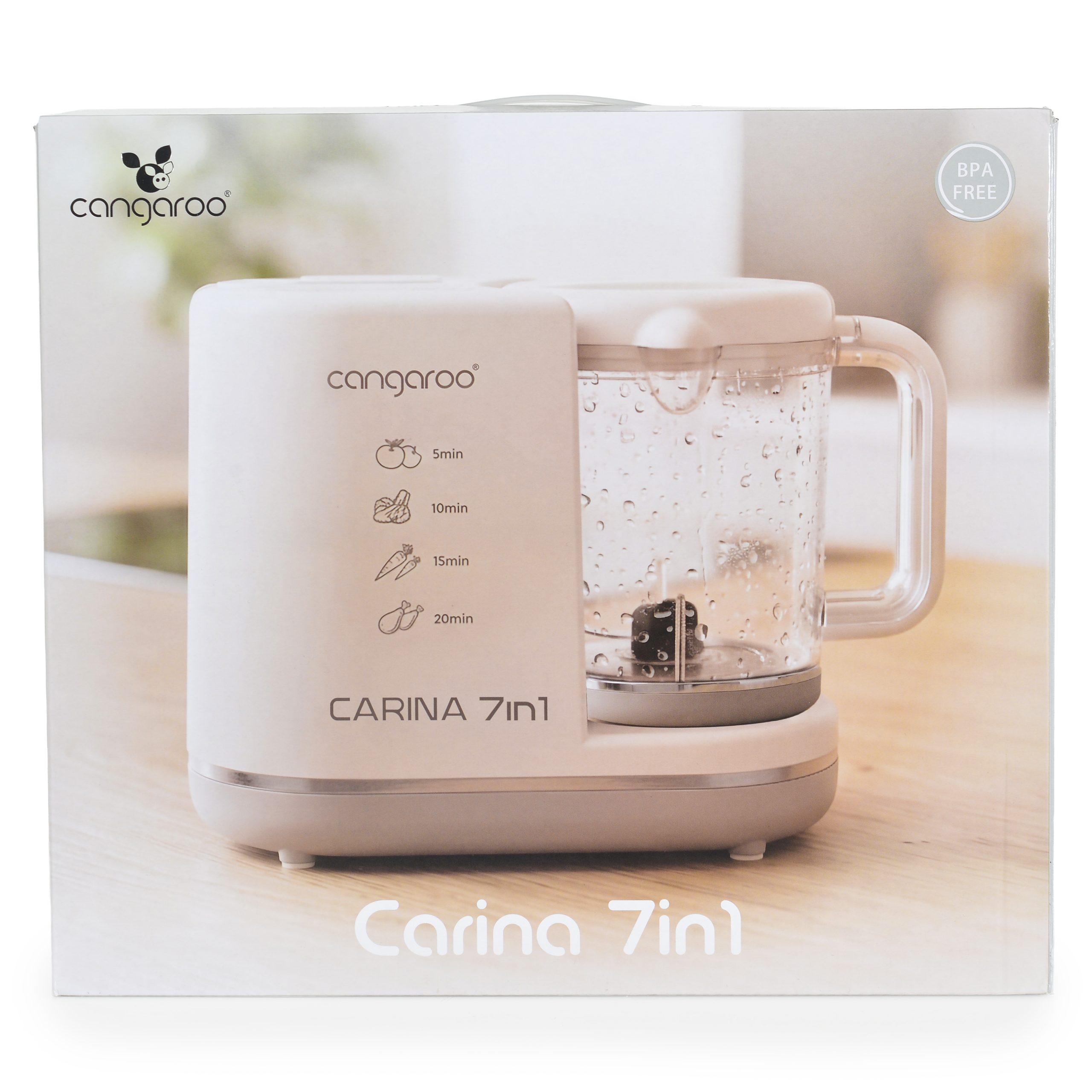 Cangaroo Ατμομάγειρας - Μπλέντερ 7 Σε 1 Carina 3800146273743 Cangaroo Ατμομάγειρας - Μπλέντερ 7 Σε 1 Carina 3800146273743