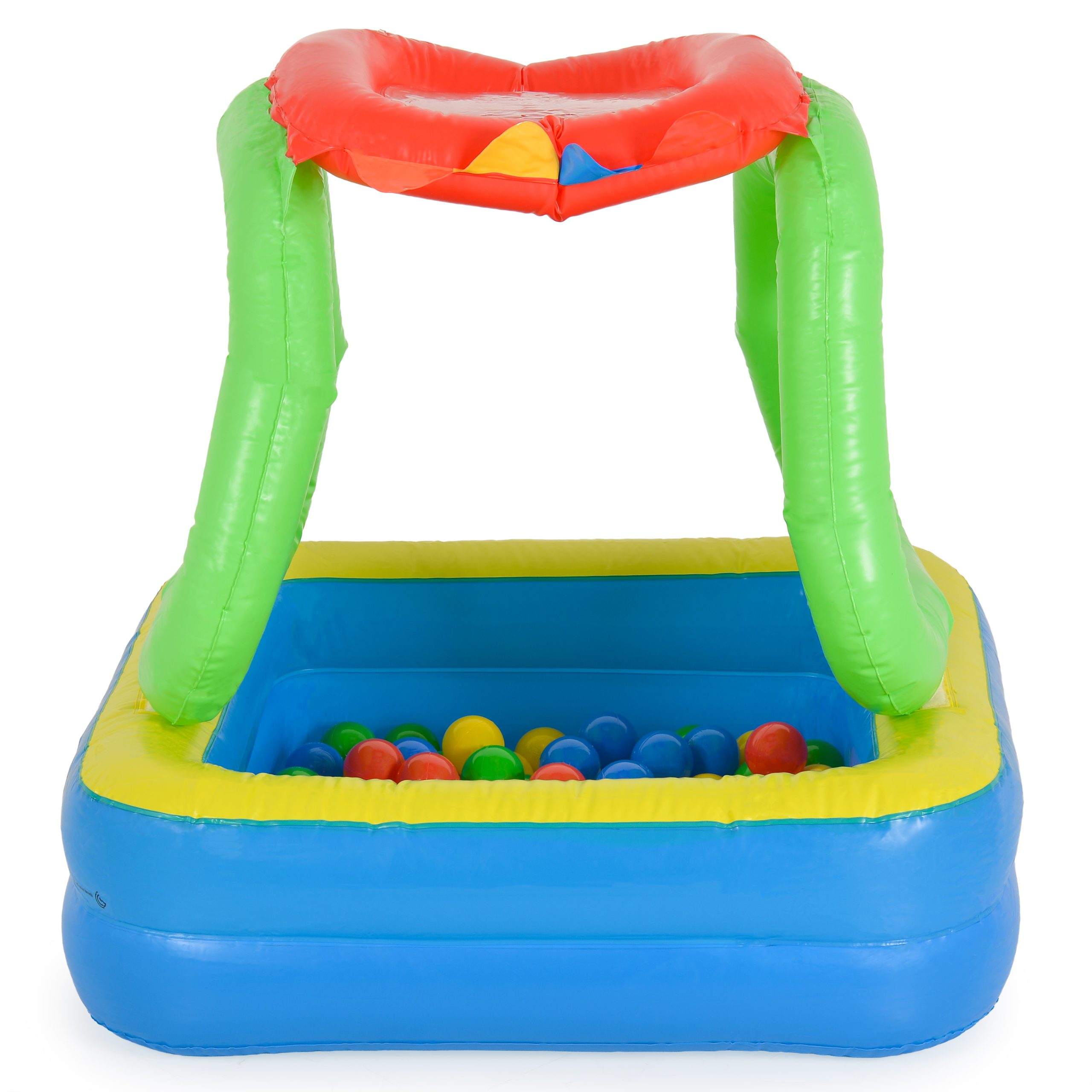 Moni Toys Φουσκωτή Πισίνα με 100 Χρωματιστές Μπάλες 3801005603077 24m+ Moni Toys Φουσκωτή Πισίνα με 100 Χρωματιστές Μπάλες 3801005603077 24m+