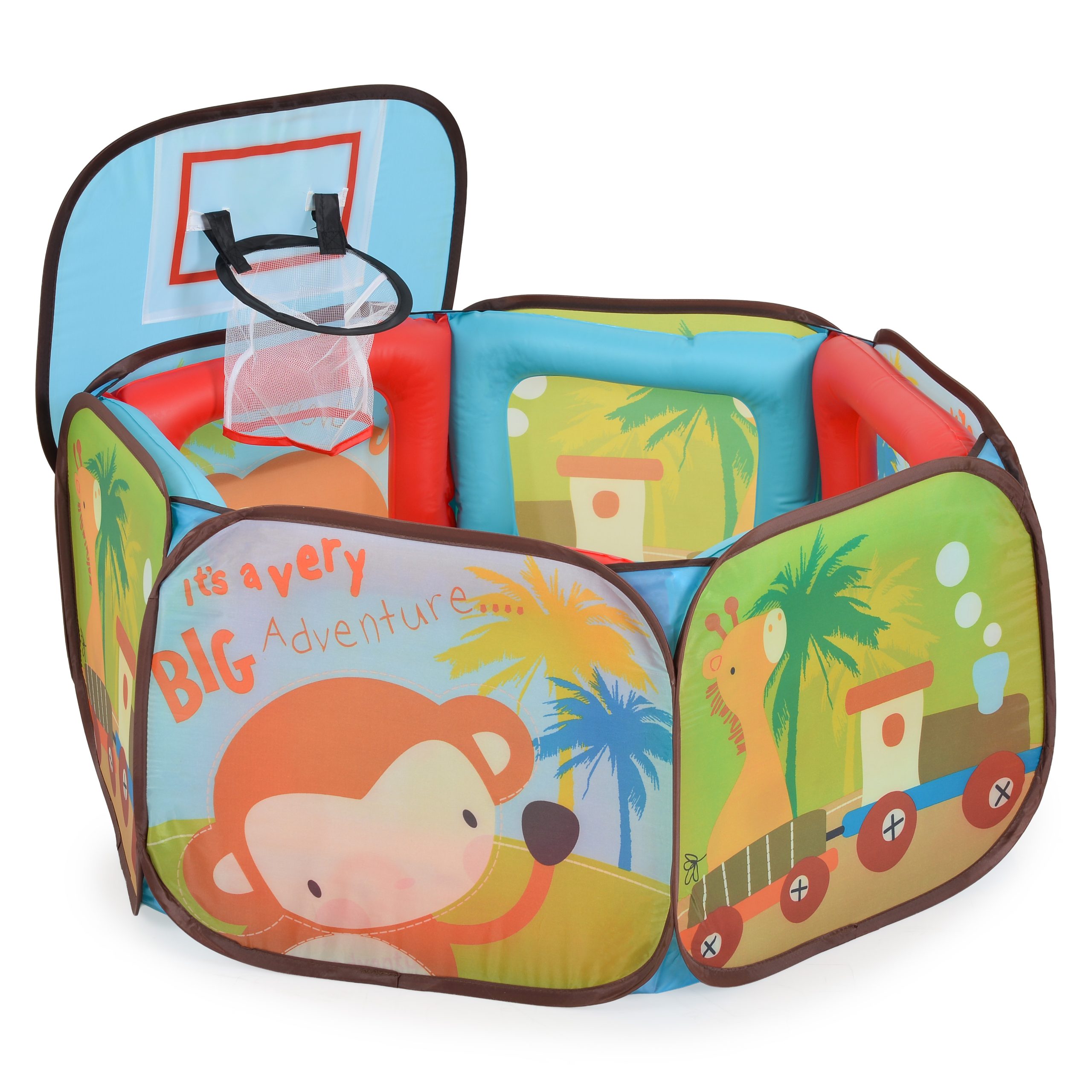 Moni Toys Φουσκωτή Πισίνα με 100 Μπαλάκια Joyfull 3801005603060 24m+ Moni Toys Φουσκωτή Πισίνα με 100 Μπαλάκια Joyfull 3801005603060 24m+