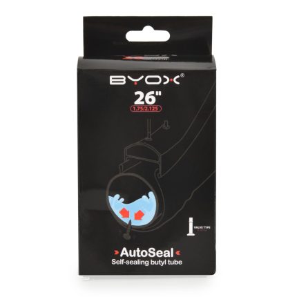 Σαμπρέλα Ποδηλάτου Antipuncture BYOX AutoSeal 26" (1.75/2.125) A/V 48mm 3800146219819
