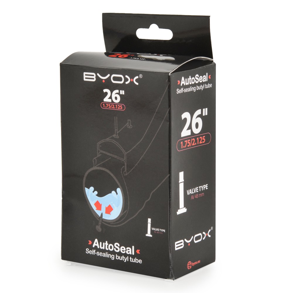 Σαμπρέλα Ποδηλάτου Antipuncture BYOX AutoSeal 26" (1.75/2.125) A/V 48mm 3800146219819 Σαμπρέλα Ποδηλάτου Antipuncture BYOX AutoSeal 26" (1.75/2.125) A/V 48mm 3800146219819