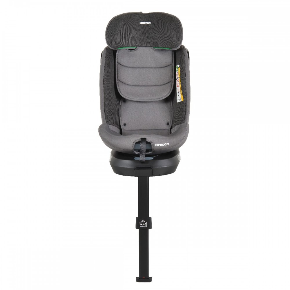 Cangaroo Κάθισμα Αυτοκινήτου Bravo Dark Grey Isize 40-150 Isofix 3801005153831 Cangaroo Κάθισμα Αυτοκινήτου Bravo Dark Grey Isize 40-150 Isofix 3801005153831