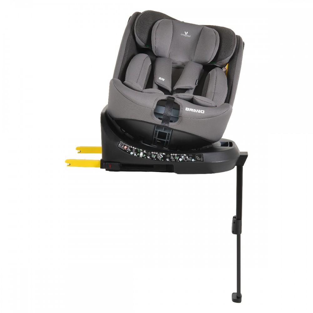 Cangaroo Κάθισμα Αυτοκινήτου Bravo Dark Grey Isize 40-150 Isofix 3801005153831 Cangaroo Κάθισμα Αυτοκινήτου Bravo Dark Grey Isize 40-150 Isofix 3801005153831