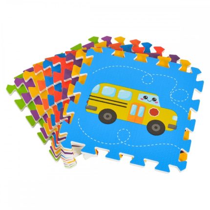 Αφρώδες Πάζλ Δαπέδου Soft Puzzle with Vehicle Print 0392 3801005603329 10m+ - Moni Toys