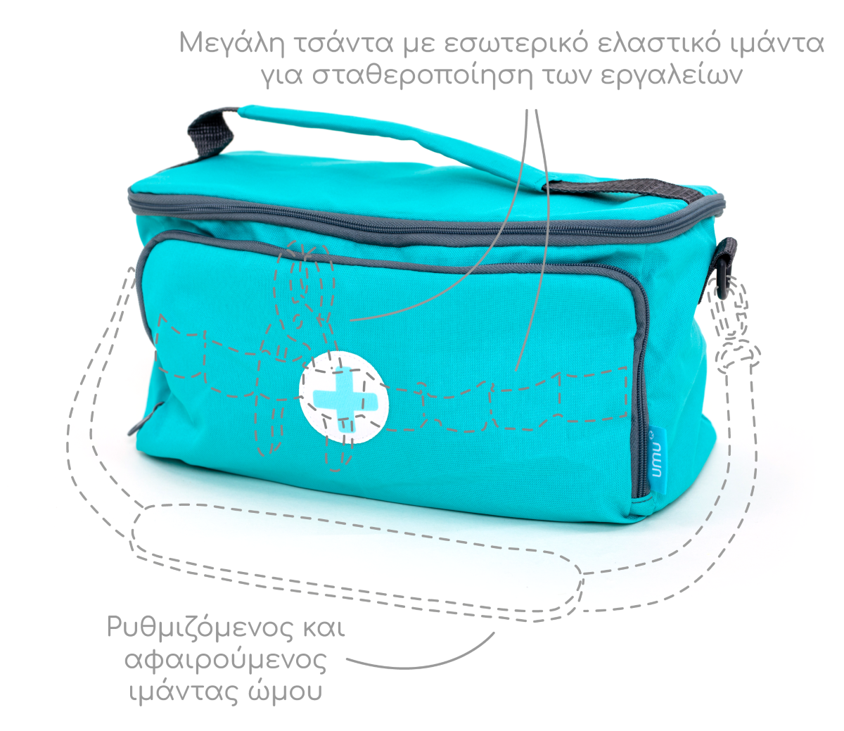 Ξύλινο Μεγάλο Σετ Γιατρού με Ποδιά 3+ UMU1363 | UMU Ξύλινο Μεγάλο Σετ Γιατρού με Ποδιά 3+ UMU1363 | UMU
