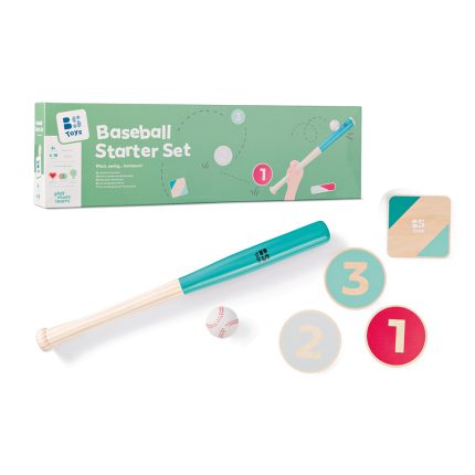 Ξύλινο Σετ Μπέιζμπολ για Αρχάριους Baseball Starter Set 8+ GA542 | BS Toys