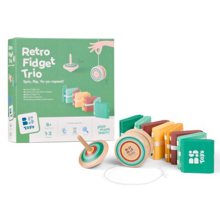 Ξύλινο Σετ 3 Retro Fidget Παιχνίδια Δεξιοτεχνίας GA559 | Bs Toys