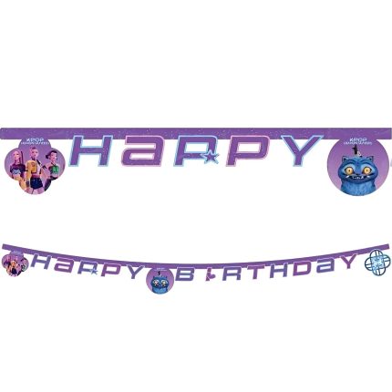 Γιρλάντα Happy Birthday – K-Pop Demon Hunters (200cm) | 98645