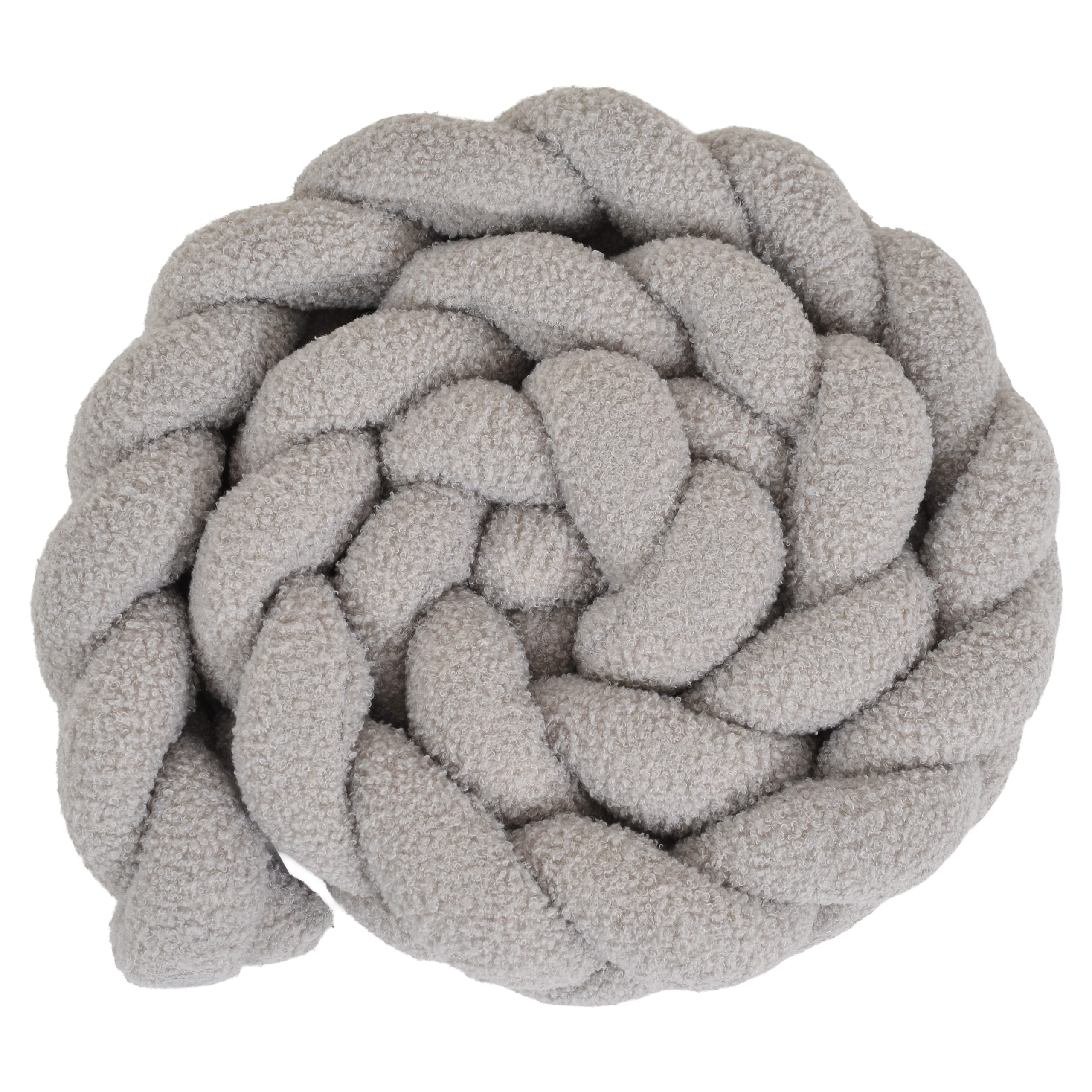 Cangaroo Πάντα Κούνιας Πλεξούδα Boucle Dream Grey (235x10cm) 3800146273712 Cangaroo Πάντα Κούνιας Πλεξούδα Boucle Dream Grey (235x10cm) 3800146273712