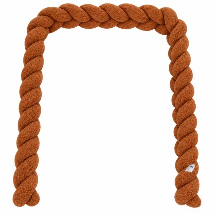 Cangaroo Πάντα Κούνιας Πλεξούδα  Boucle Dream Brown (235x10cm) 3800146273736