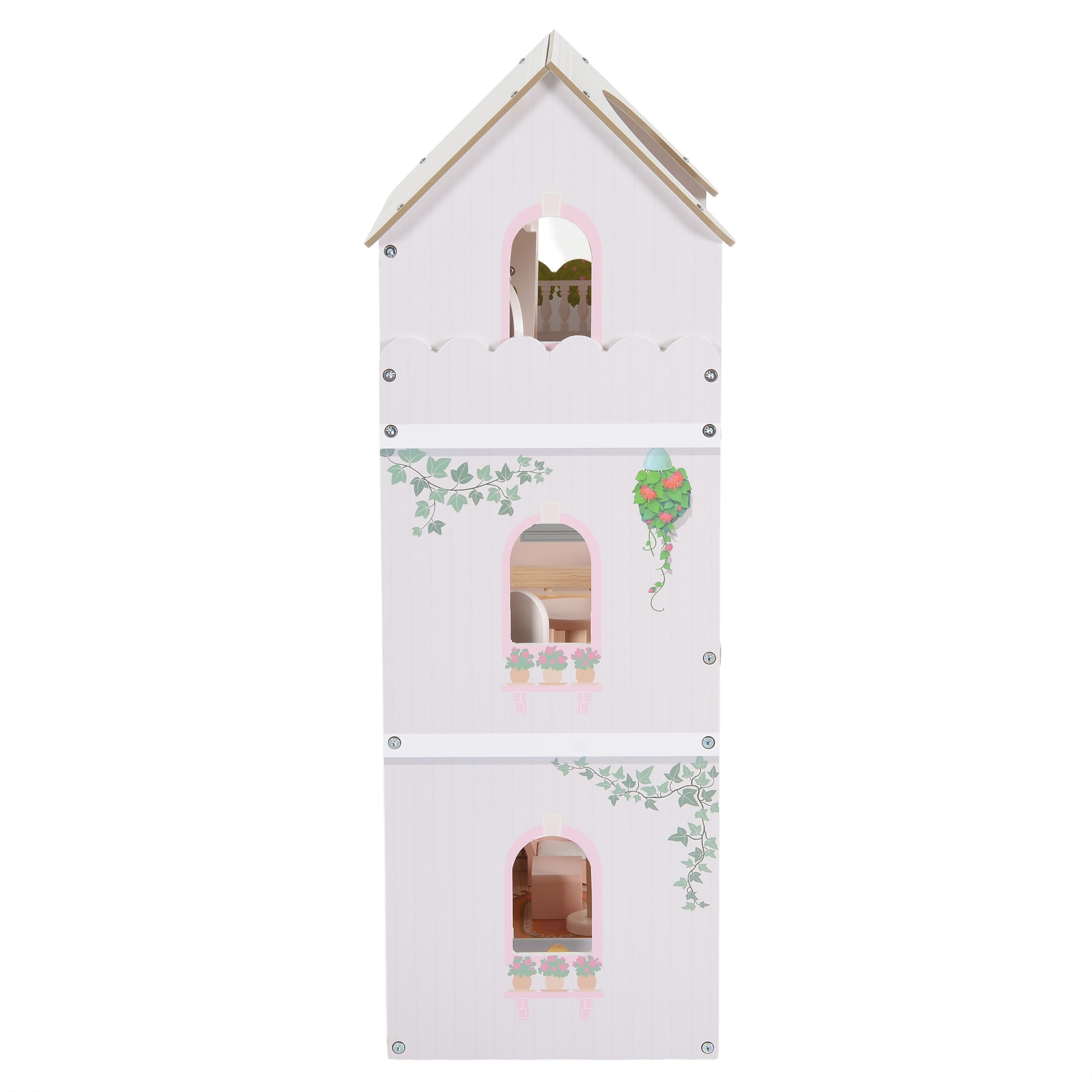 Moni Toys Ξύλινο Κουκλόσπιτο Lina 8208 4 Επιπέδων με Έπιπλα & Αξεσουάρ (59x30x90cm) 3801005603176 3+ Moni Toys Ξύλινο Κουκλόσπιτο Lina 8208 4 Επιπέδων με Έπιπλα & Αξεσουάρ (59x30x90cm) 3801005603176 3+