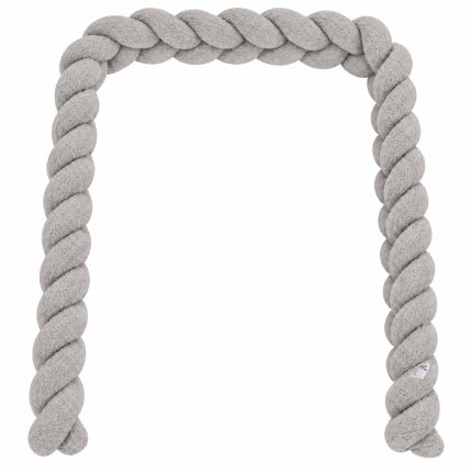 Cangaroo Πάντα Κούνιας Πλεξούδα  Boucle Dream Grey (235x10cm) 3800146273712